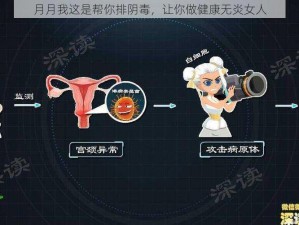 月月我这是帮你排阴毒，让你做健康无炎女人