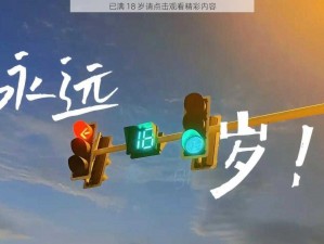 已满 18 岁请点击观看精彩内容