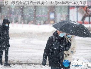 鞍山暴雪全城开启步行模式，让你体验不一样的冬季