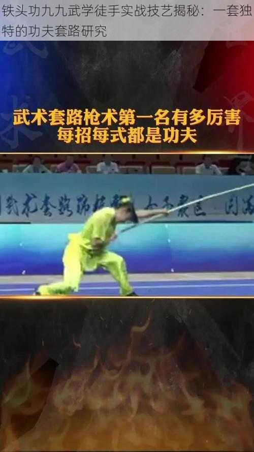 铁头功九九武学徒手实战技艺揭秘：一套独特的功夫套路研究