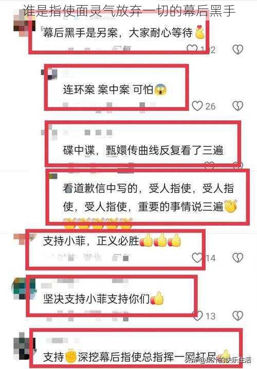 谁是指使面灵气放弃一切的幕后黑手