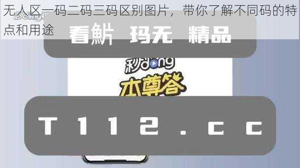 无人区一码二码三码区别图片，带你了解不同码的特点和用途